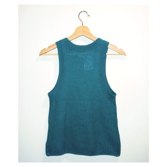 Anthropologie‎ Turquoise Sleeveless Sweater - Picture 5 of 5